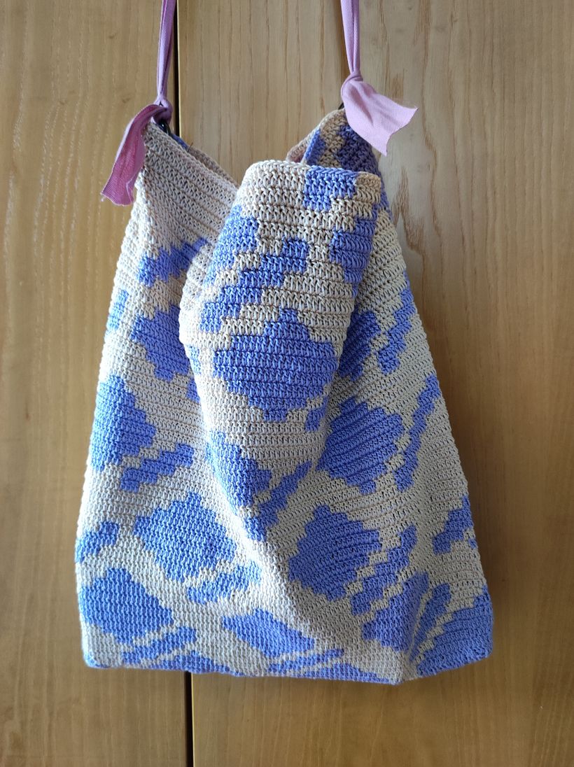Creazioni pattern all' uncinetto: la mia versione della shopperbag ☺️😊 2