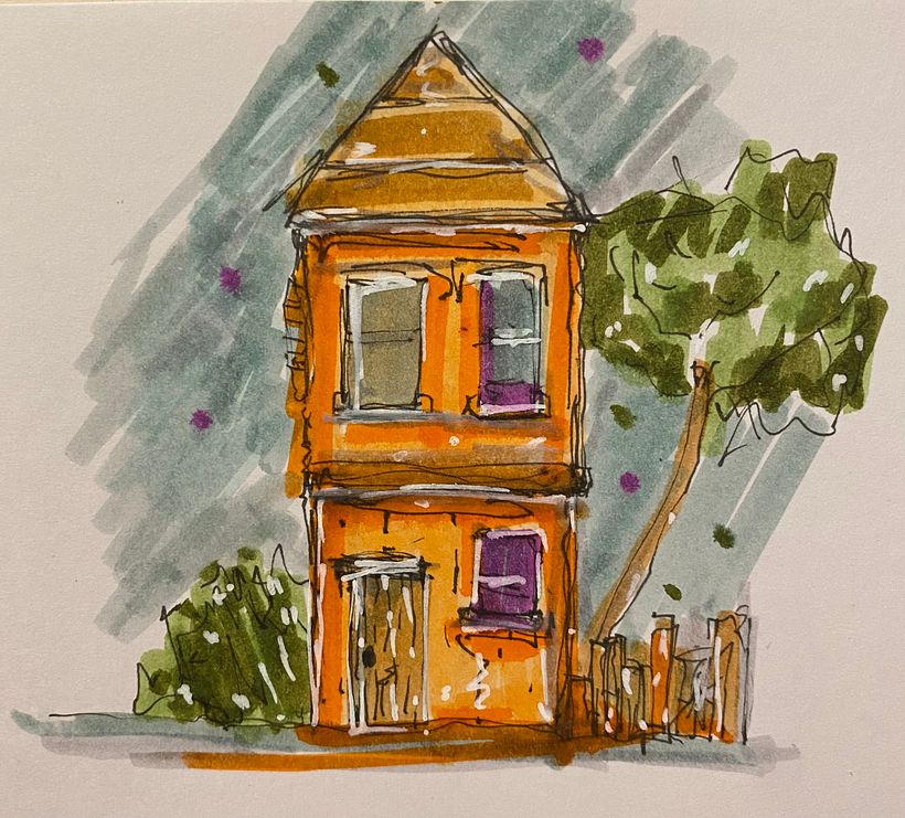 My project for course: Expressive Architectural Sketching with Colored Markers 1