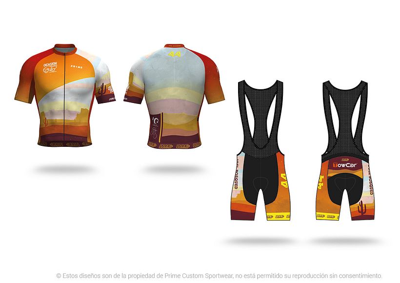 Diseño y fabricación. Equipación de ciclismo verano 