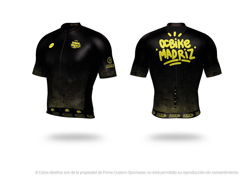 Diseño de equipación de ciclismo para verano.