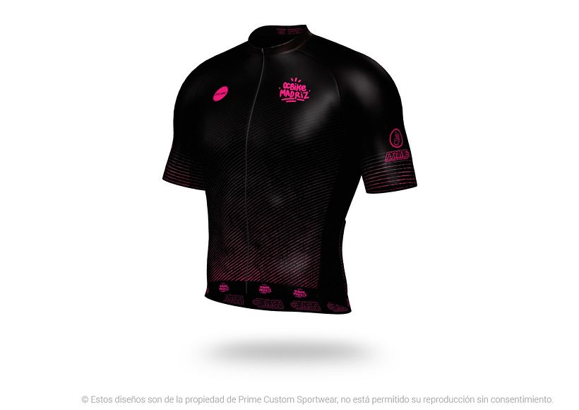 Diseño de equipación de ciclismo para verano.