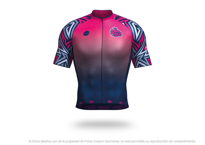 Diseño de equipación de ciclismo para verano.