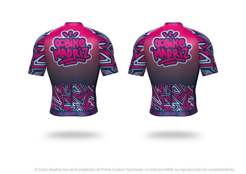 Diseño de equipación de ciclismo para verano.