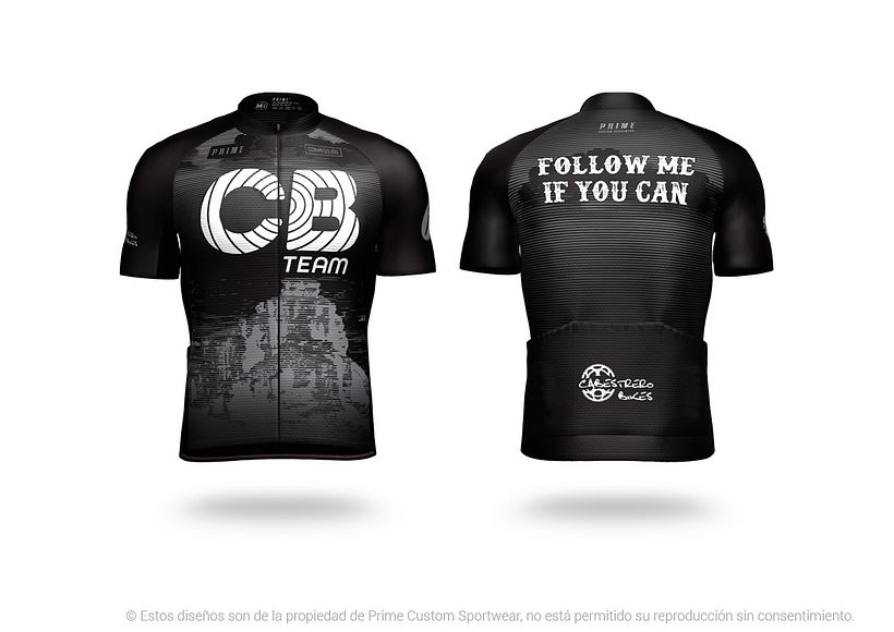CABESTRERO BIKES Diseño equipación de verano ciclismo.