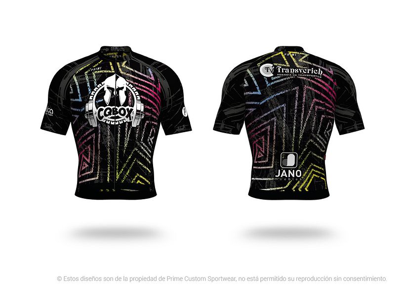 CQBOX Diseño equipación de verano ciclismo.