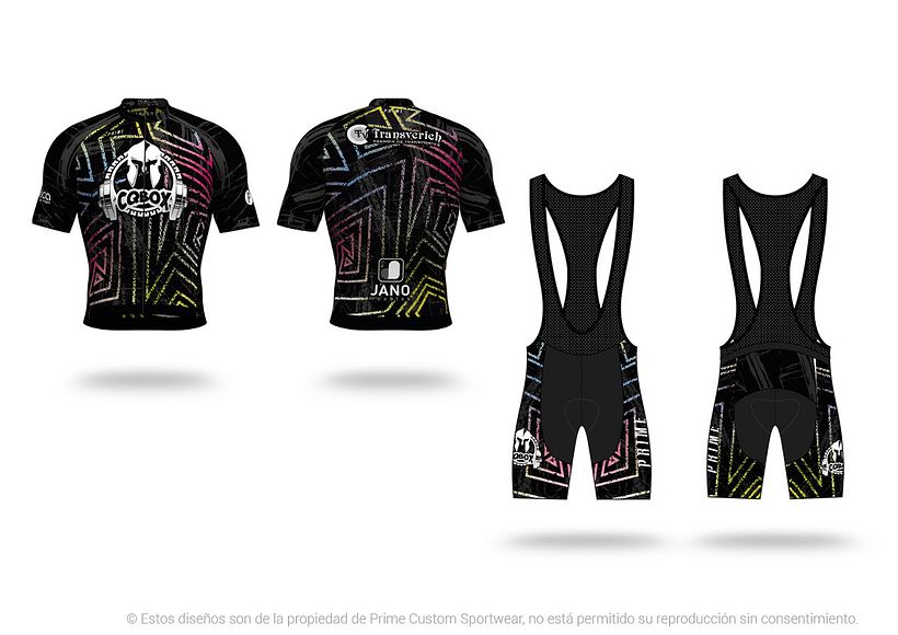 CQBOX Diseño equipación de verano ciclismo.