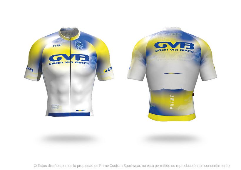 GRAN VÍA BIKES. Diseño equipación de cliclismo.