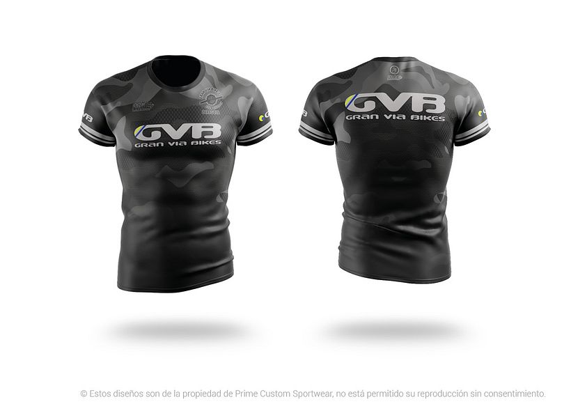 GRAN VÍA BIKES. Diseño equipación de verano Enduro BTT.