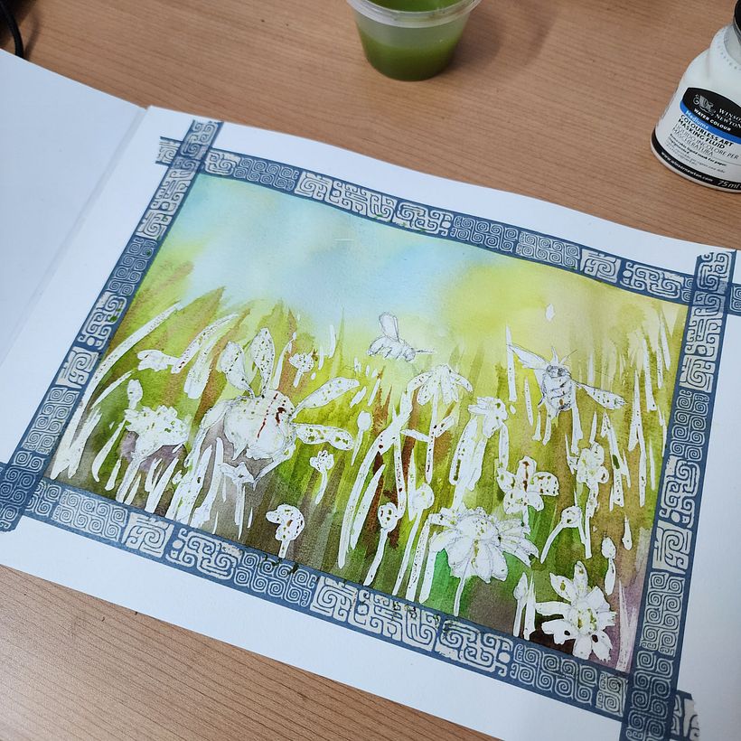 A couple of more layers later. Took a really jump here.