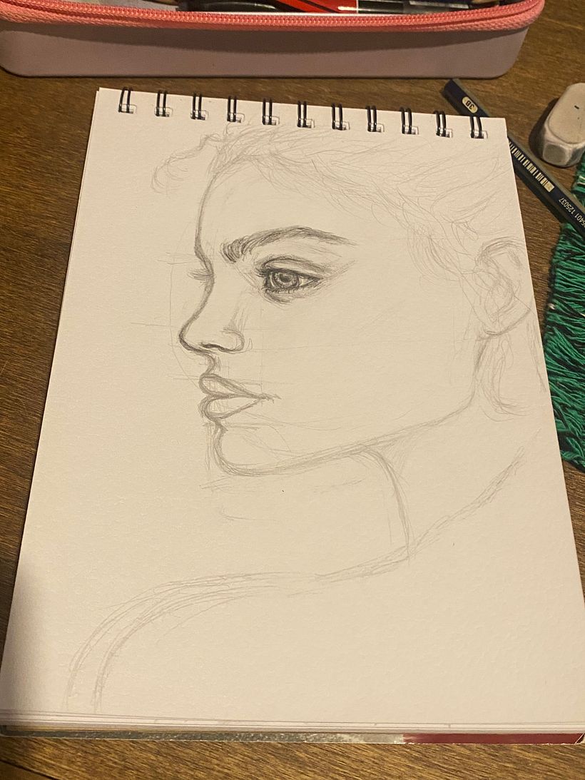 Mi proyecto del curso: Sketchbook de retrato: explora el rostro humano 5