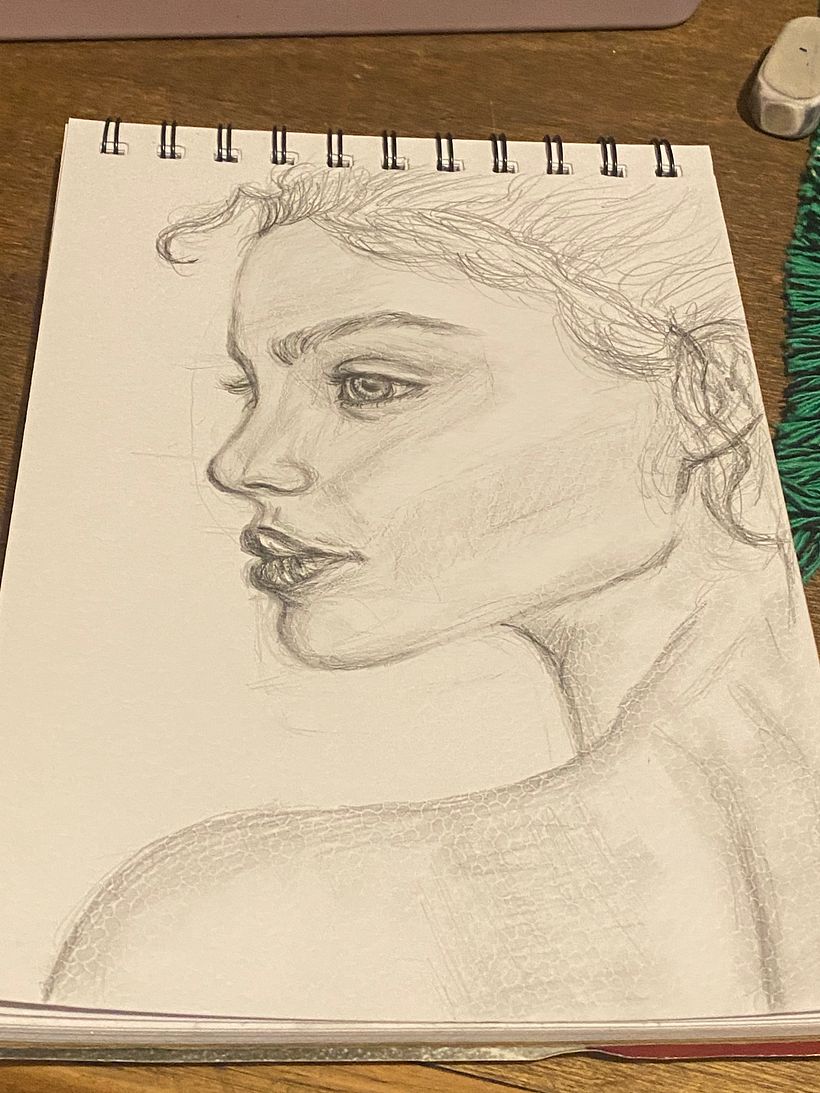 Mi proyecto del curso: Sketchbook de retrato: explora el rostro humano 6