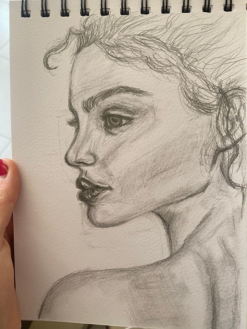 Mi proyecto del curso: Sketchbook de retrato: explora el rostro humano 7