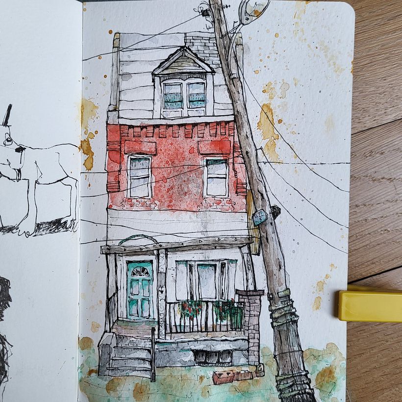 My project for course: Expressive Architectural Sketching with Colored Markers 4
