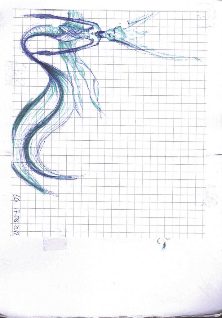 Mein Abschlussprojekt für den Kurs: Fantasy-Figuren zeichnen im Skizzenbuch 7