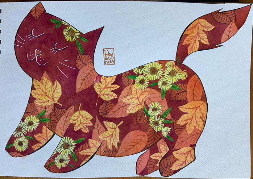 Il mio progetto del corso: Acquerello in negativo per l'illustrazione d'infanzia 3