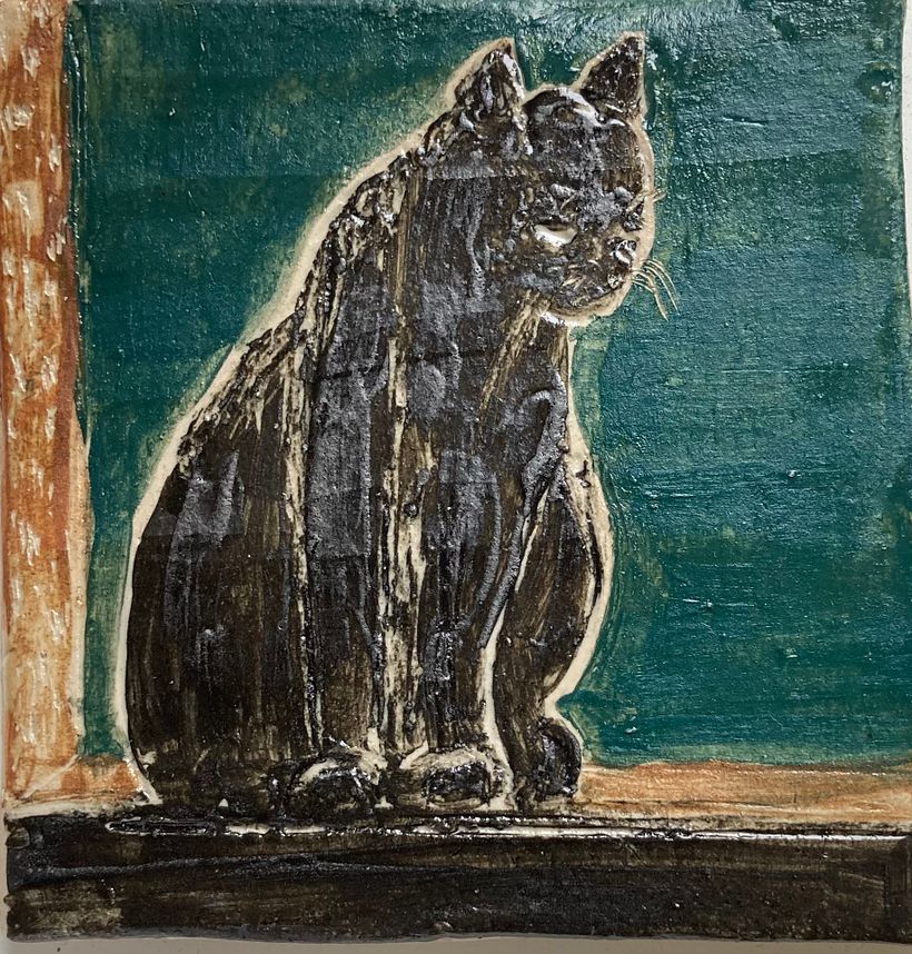 Engobe und Sgrafitto