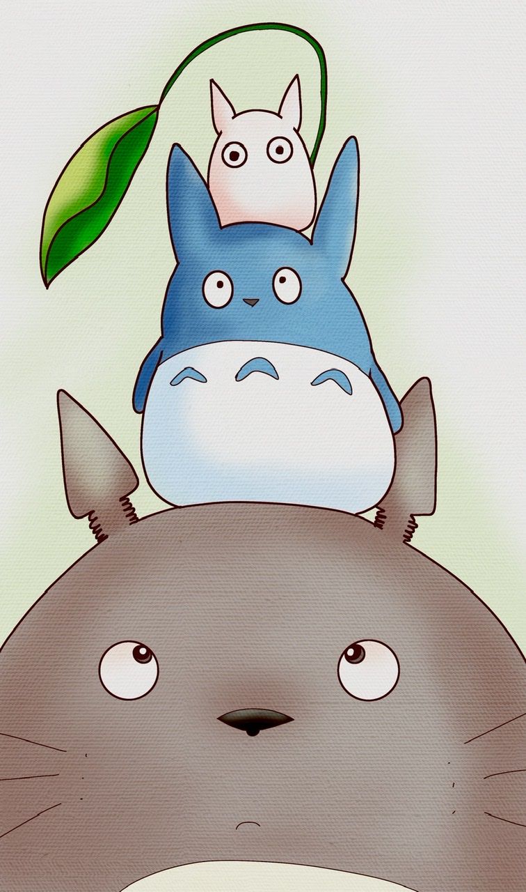 That picture I painted from reference for a task to paint my favourite Kawaii character. This is Totoro from Miyazaki cartoon