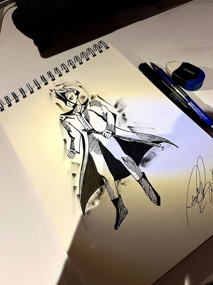Mi proyecto del curso: Dibujo de personajes manga desde cero 1