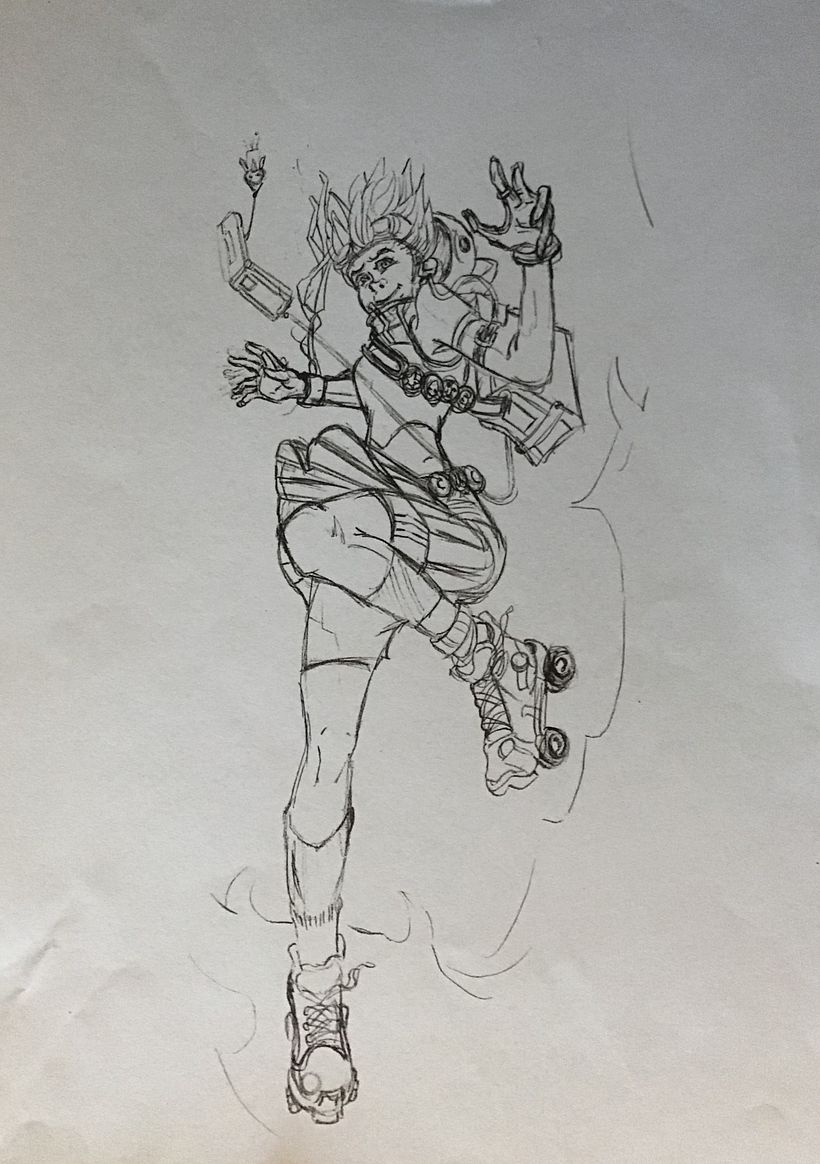 Interpretación de un dibujo manga, no recuerdo el autor 1.