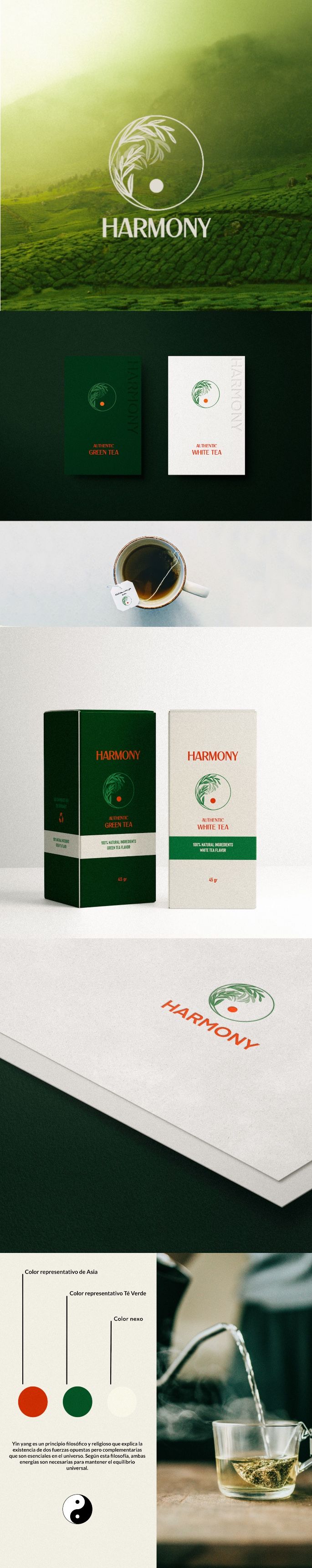 Creacion identidad de marca y packaging de la marca ficticia Harmony 1