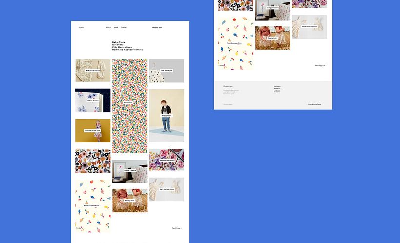 Núria Pedret > Re Diseño de Website 1