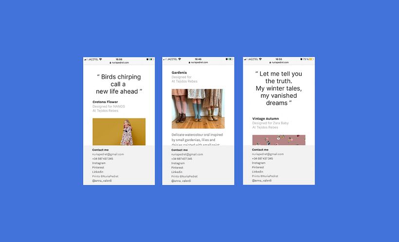 Núria Pedret > Re Diseño de Website 2