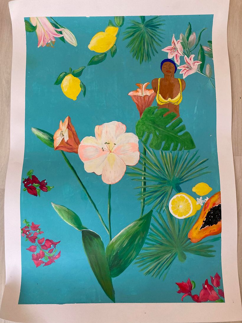 Mon projet du cours : Peinture botanique à l’acrylique 2