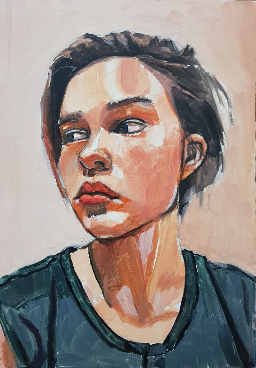 My project for course: Expressive Oil Portraiture: Explore the Alla Prima Technique 2