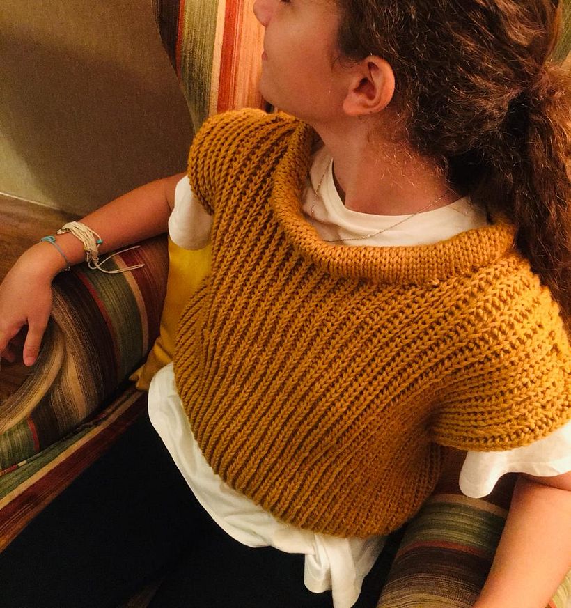 Il mio progetto del corso: Uncinetto: crea indumenti con un solo ferro 1