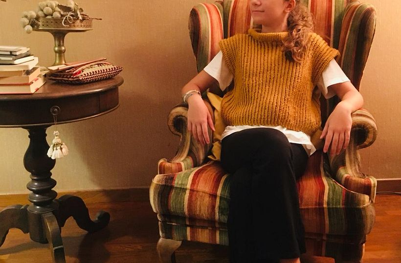 Il mio progetto del corso: Uncinetto: crea indumenti con un solo ferro 2