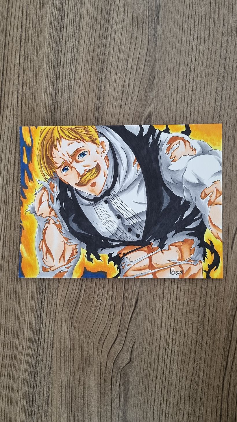 Mi proyecto del curso: Coloreado con marcadores para dibujo manga 1
