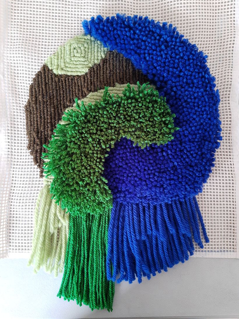 Meu projeto do curso: Introdução ao latch hooking e ao locker hooking 2