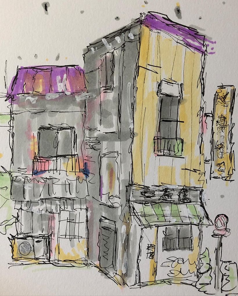 My project for course: Expressive Architectural Sketching with Colored Markers 2
