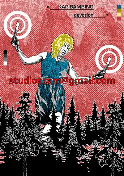 Il mio progetto del corso: Poster di rock illustrati 2