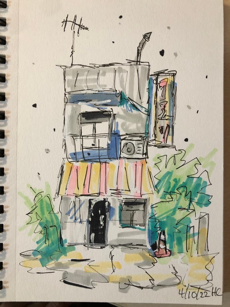 My project for course: Expressive Architectural Sketching with Colored Markers 2