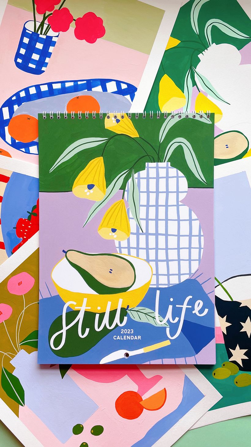 Turning gouache paintings into products! 1