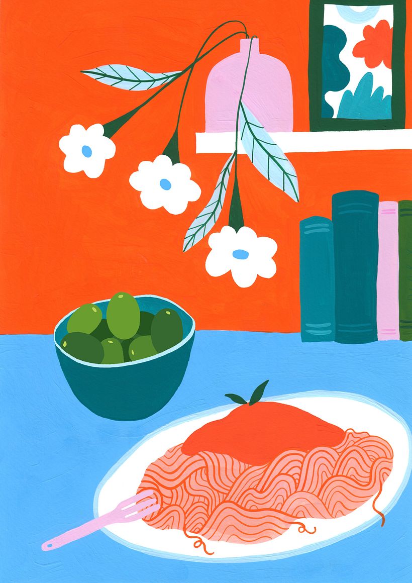 Turning gouache paintings into products! 3