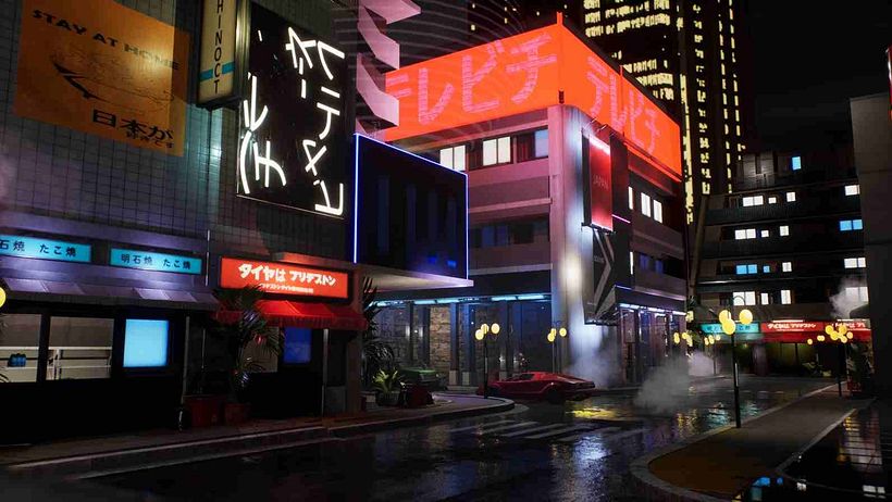 Mi proyecto del curso: Diseño de videojuegos con Unreal Engine: escenas ciberpunk 6