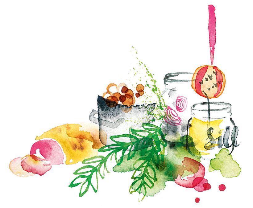 Food illustrations 1