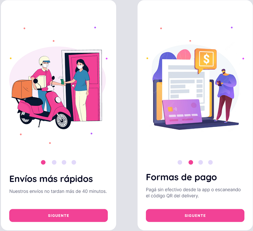 My project for course: Introduction to UX Writing - App de compras 3