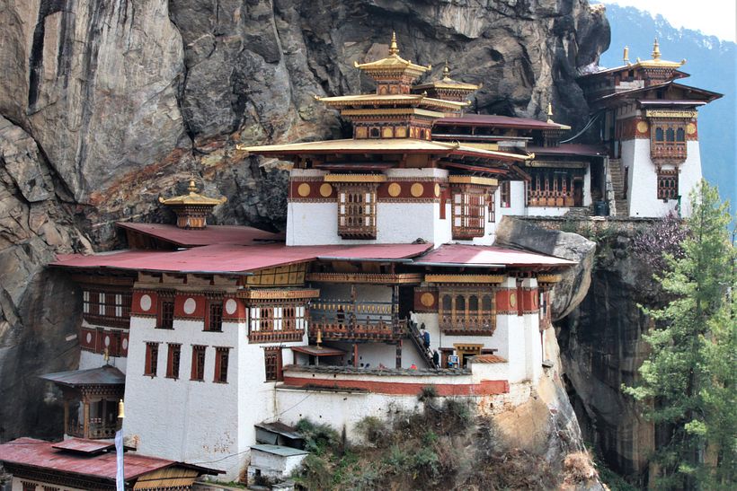 Taktshang Goemba, the Tiger's Nest. Bhutan's most famous monastery.