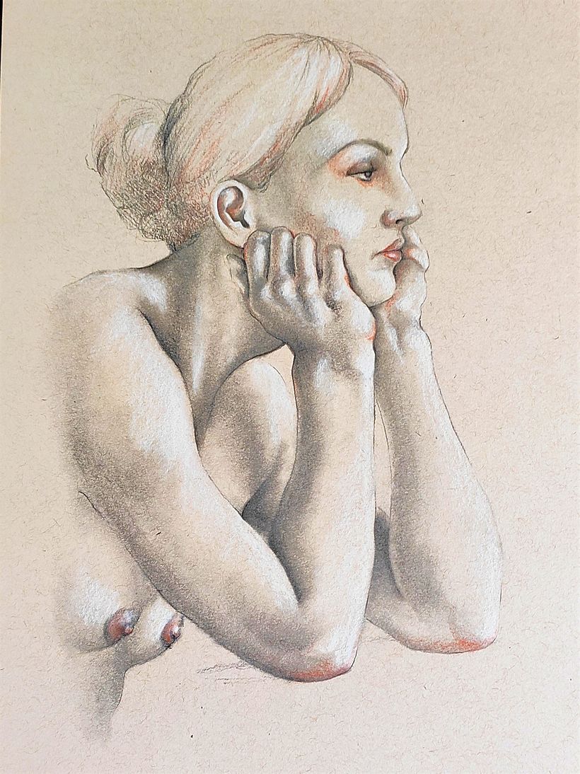 Mi proyecto del curso: Dibujo de retrato clásico: el método del Renacimiento 2
