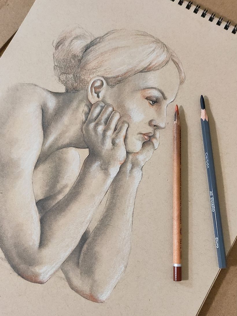 Mi proyecto del curso: Dibujo de retrato clásico: el método del Renacimiento 3