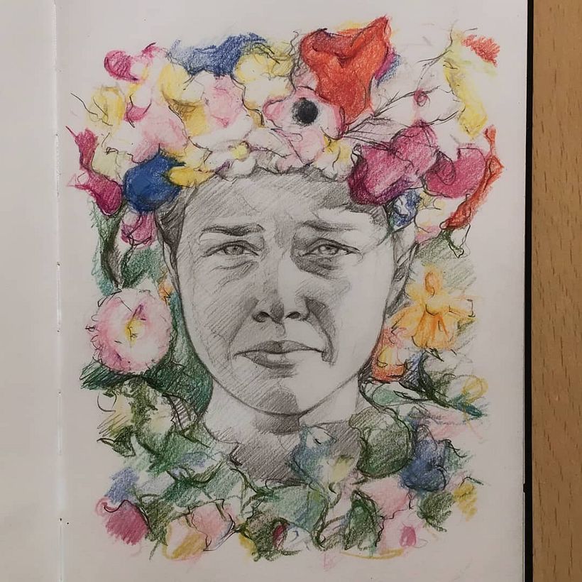 Colored sketches💐🌺🌸 4