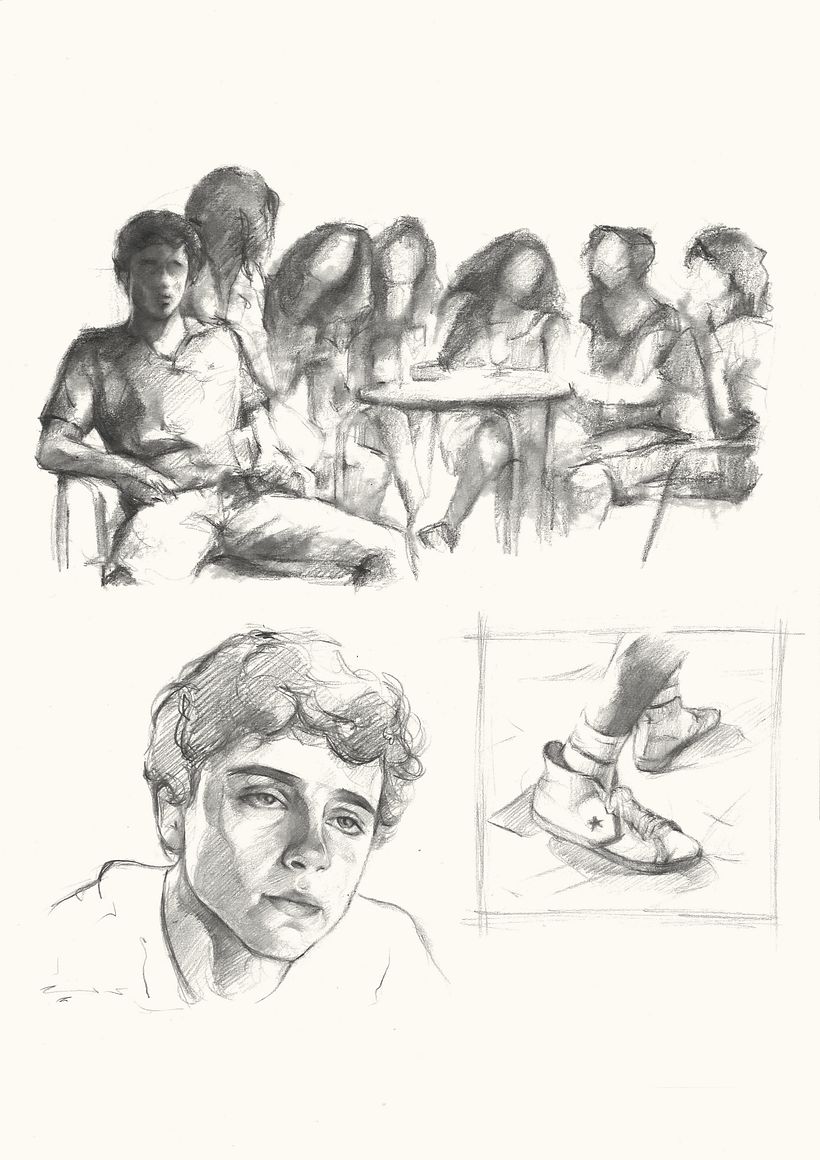 ✨Call Me By Your Name✨ sketch scenes 3
