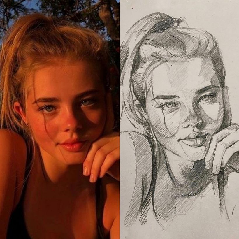 Drawing vs Reference / Dibujo vs Referencia 5