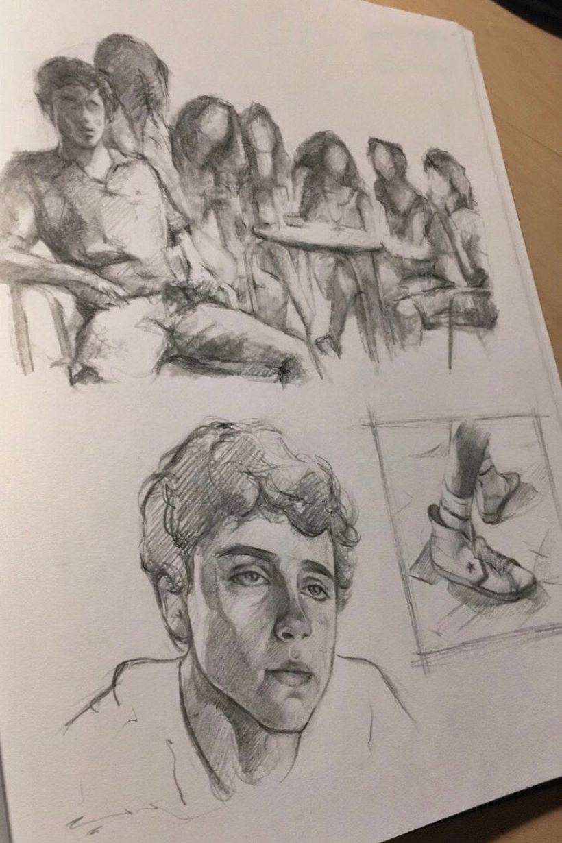 ✨Call Me By Your Name✨ sketch scenes 1