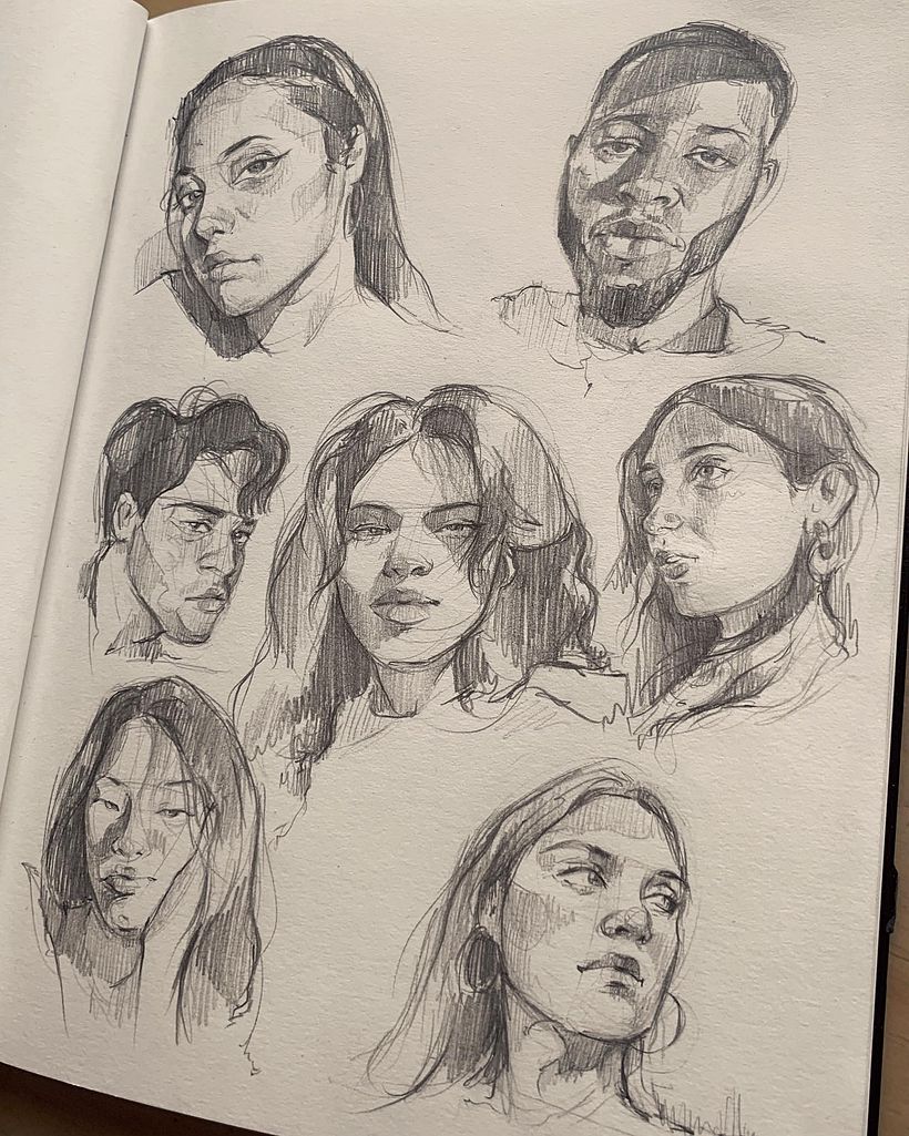 Drawing my followers✨ / Dibujando a mis seguidores✨ 1