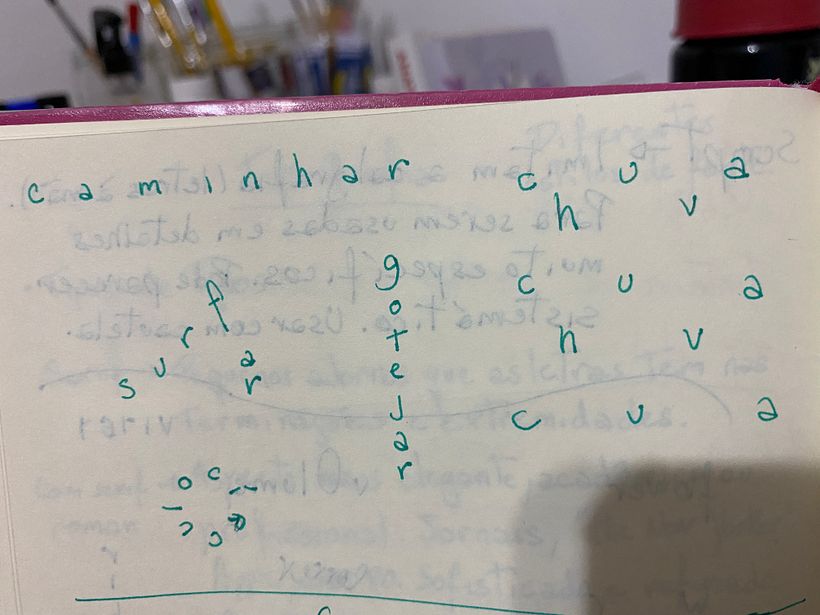 Experimentando com palavra-imagem