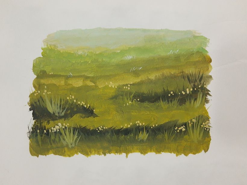 Mi proyecto del curso: Pintura de paisajes atmosféricos con gouache 8